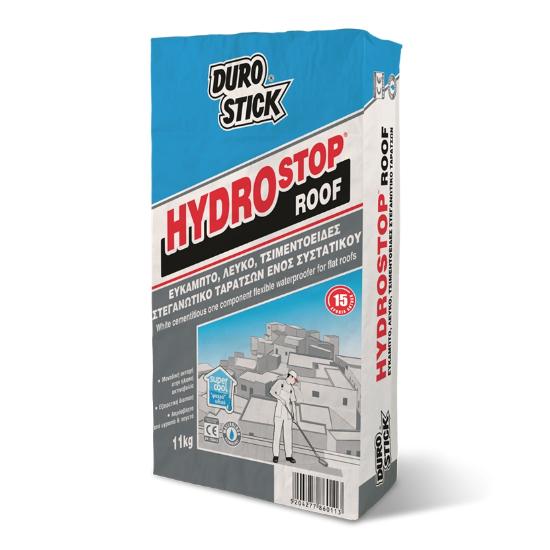 Εικόνα της Durostick Hydrostop Roof Ελαστομερές Ακρυλικό Επαλειφόμενο Στεγανωτικό 11kg