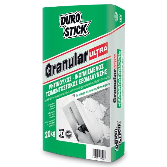 Εικόνα της DuroStick Granular Ultra Ρητινούχος Ινοπλισμένος Τσιμεντόστοκος Λευκό 20Kg