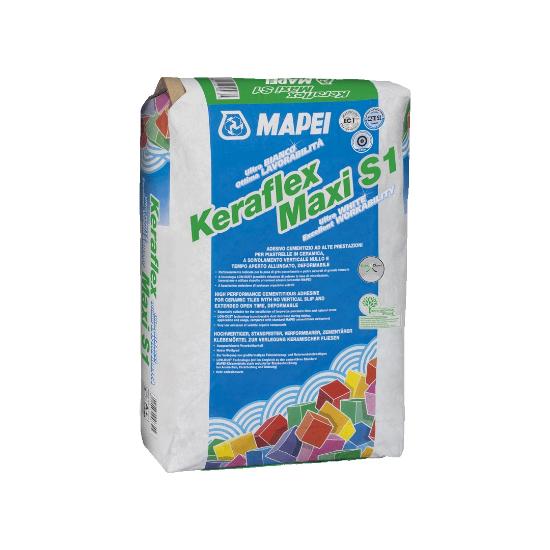 Εικόνα της Mapei Keraflex Maxi S1 Κόλλα Πλακιδίων Λευκή 23kg