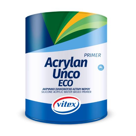 Εικόνα της Vitex Acrylan Unco Eco Οικολογικό Σιλικονούχο Μικρονιζέ Ακρυλικό Αστάρι Νερού 5lt