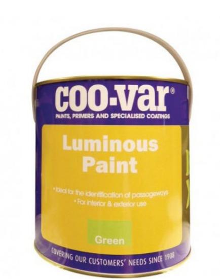 Εικόνα της Coo-Var Φωσφορούχο Χρώμα Glow In The Dark Luminus Πράσινο 500ml