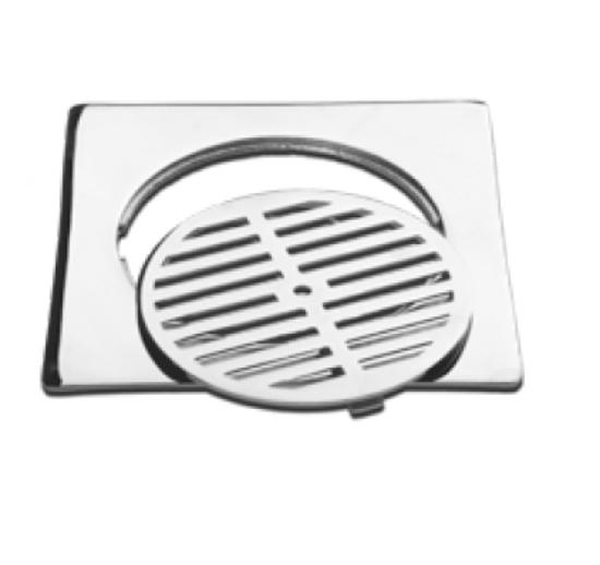 Εικόνα της Cherbros Plus 1630 Σχάρα Δαπέδου Με Μέγεθος 12X12Εκ. Ασημί