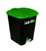 Εικόνα της Tayg Πλαστικός Κάδος Απορριμμάτων με Πεντάλ 50lt Πράσινο