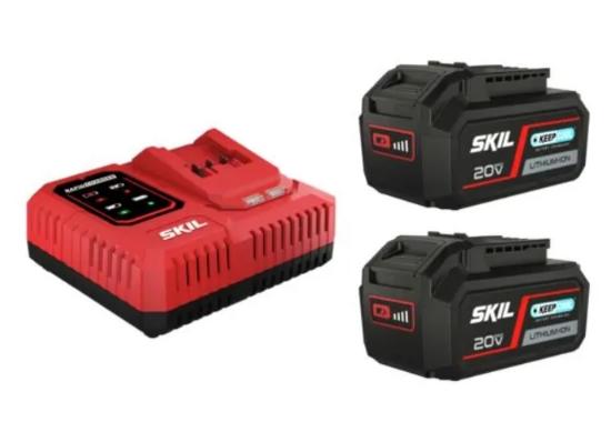 Εικόνα της Skil Σετ 3118 BA, 20V - μπαταρίες 2x5.0Ah & ταχυφορτιστής 6A