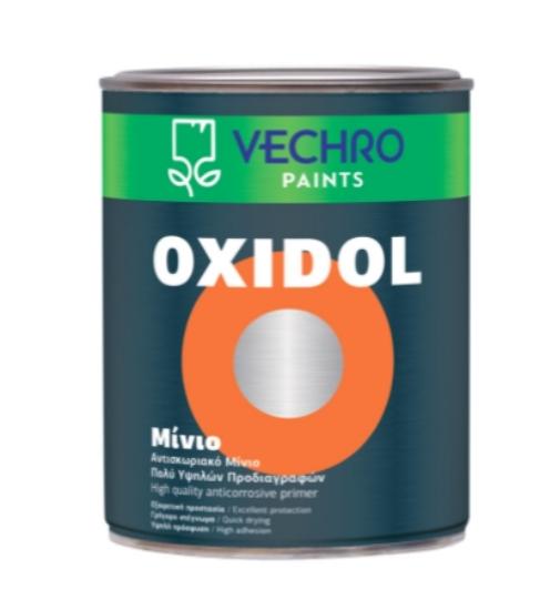 Εικόνα της Vechro Oxidol Αντισκωριακό Αστάρι Χαμηλής Οσμής Διαλύτου Γκρι