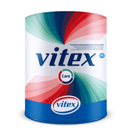 Εικόνα της Vitex Care  Κορυφαίο Ματ Πλαστικό Χρώµα για Εσωτερική Τοιχοποιία Λευκό