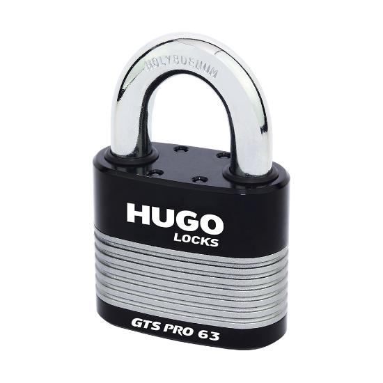 Εικόνα της Hugo Locks GTS Pro Ατσάλινο Λουκέτο Πέταλο με Κλειδί