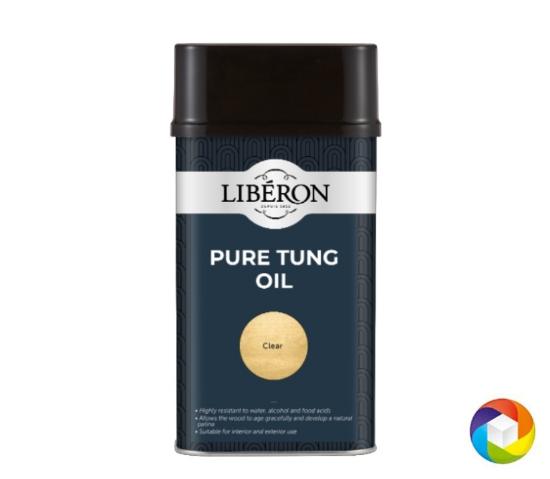 Εικόνα της Liberon Pure Tung Oil Φυσικό Λάδι Ξύλου για Επιφάνειες που Έρχονται σε Έπαφή με Τρόφιμα Άχρωμο Ματ