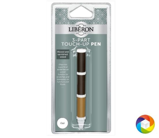 Εικόνα της Liberon Touch-Up Pens Μαρκαδόροι 2mm Ανιλίνης για Γδαρσίματα Ξύλινων Eπιφανειών