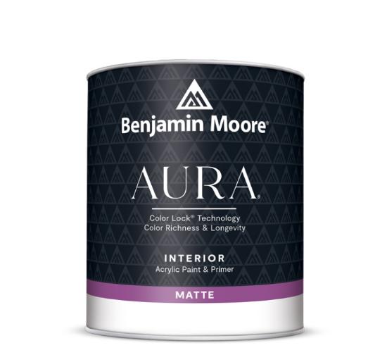 Εικόνα της Benjamin Moore Aura Ματ Ακρυλικό Χρώμα για Εσωτερική Χρήση 946ml