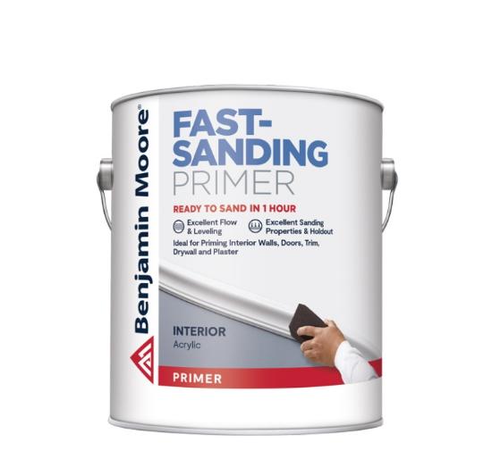 Εικόνα της Benjamin Moore Fast Sanding Αστάρι Λευκό 3,78Lt