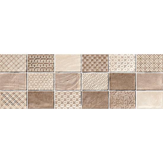 Εικόνα της Bagno Tiles Πλακάκι Fabric Mosaico Crema 20X60Cm
