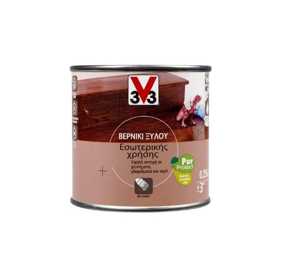 Εικόνα της 3v3 Wood Varnish Βερνίκι Ξύλου Pur Protect Γυαλιστερό