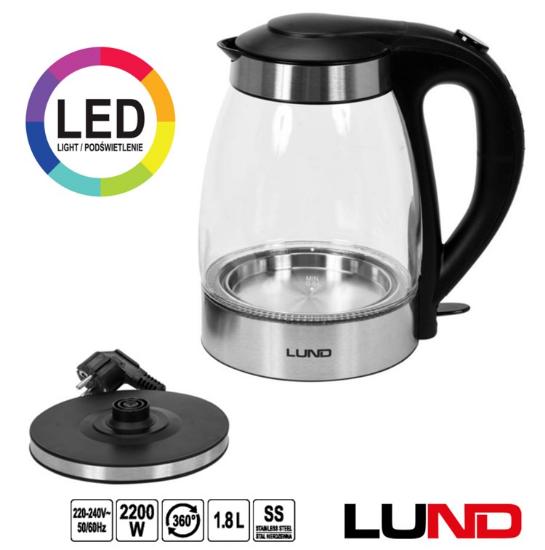 Εικόνα της Lund Βραστήρας 1.8lt 2200W Μαύρος