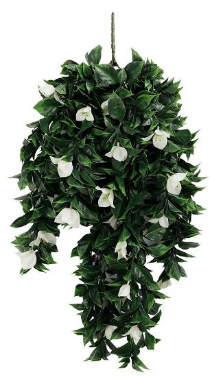 Εικόνα της NewPlan Κρεμαστό Φυτό Cuba (Set 10Τμχ) 75Cm 019Dgwf Bougainvillea White