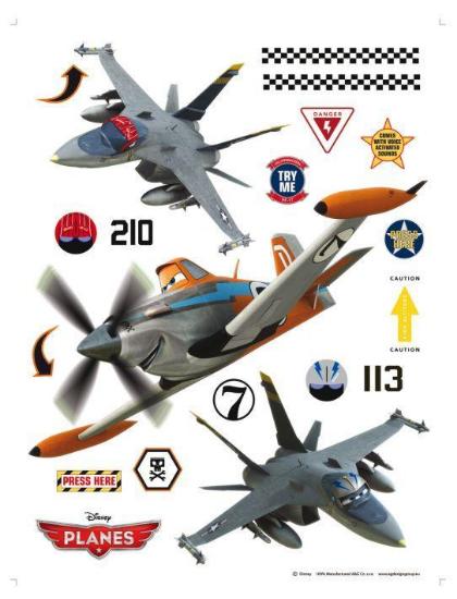 Εικόνα της NewPlan 1772Dk Στοκ Π.Χ Αυτοκολλητο Τοιχου R Disney A&G Newplan