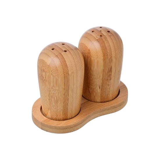 Εικόνα της Estia Δοχείο για Αλάτι/Πιπέρι Bamboo Essentials Σετ 2 ΤΕΜ.