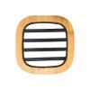 Εικόνα της Estia Βάση Μαγειρικού Σκεύους Bamboo Essentials Μεταλλική 17x17x1cm Μαύρο