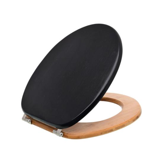 Εικόνα της Estia Καπάκι Λεκάνης Bamboo Essentials Μαύρο