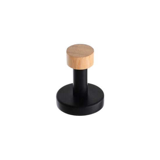 Εικόνα της Estia Κρεμάστρα Επιτοίχια Bamboo Essentials Μονή Μεταλλική Μαύρη