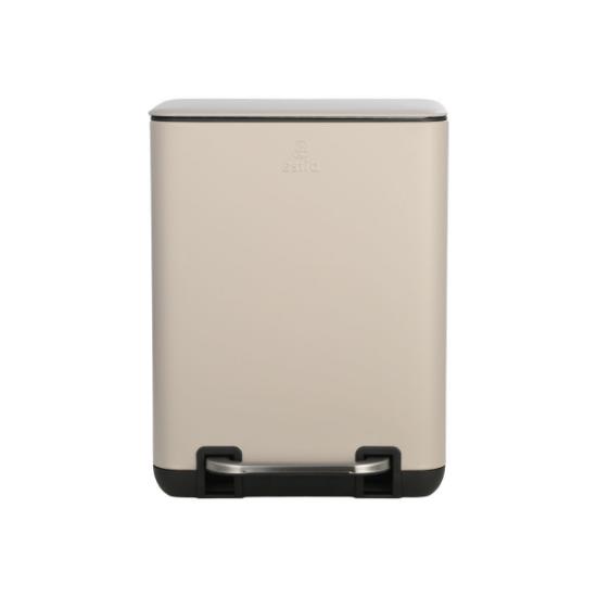 Εικόνα της Estia Χαρτοδοχείο Μπάνιου Cubic Soft Close 6lt Taupe