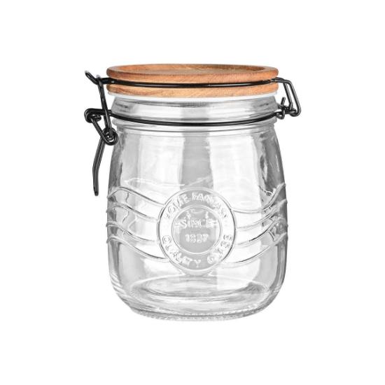 Εικόνα της Estia Δοχείο Αποθήκευσης Allure Γυάλινο 750Ml Με Κλιπ Καπάκι