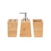 Εικόνα της Estia Αξεσουάρ Μπάνιου Bamboo Essentials με Βάση Σετ 3 ΤΕΜ.