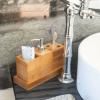 Εικόνα της Estia Αξεσουάρ Μπάνιου Bamboo Essentials με Βάση Σετ 3 ΤΕΜ.