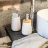 Εικόνα της Estia Ποτηράκι Μπάνιου Bamboo Essentials Πορσελάνης Λευκό