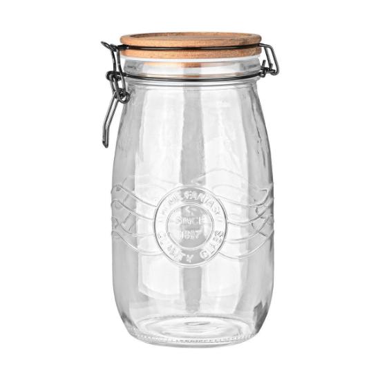 Εικόνα της Estia Δοχείο Αποθήκευσης Allure Γυάλινο 1500Ml Με Κλιπ Καπάκι