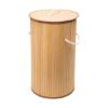 Εικόνα της Estia Καλάθι Απλύτων Bamboo Essentials Πτυσσόμενο Στρογγυλό 57lt