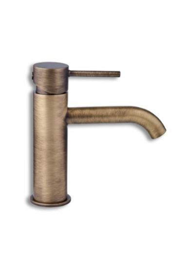Εικόνα της Modea Μπαταρία Νιπτήρα  Etna Minimal Brushed Bronze  Click Βαλβίδα Ορειχάλκινη