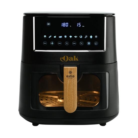 Εικόνα της Estia Φριτέζα Αέρος Oak 1500W 7.2Lt Me Ψηφιακή Οθόνη & 11 Προγράμματα Μαγειρέματος