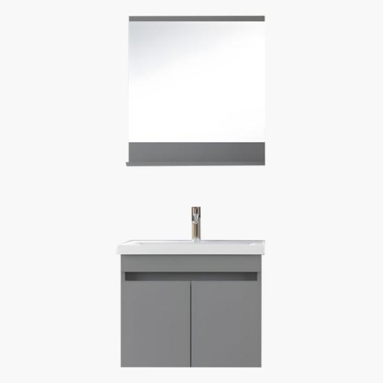 Εικόνα της Amabile Σετ Έπιπλο Μπάνιου Επίτοιχο 65cm Pace Grey Matt