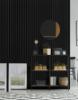 Εικόνα της Newplan Mdf Panel Με 3D Πηχάκια 505090 Beat St 16/119/2750Mm Black