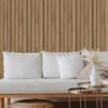 Εικόνα της Newplan Mdf Panel Με 3D Πηχάκια 808090 Wave St 16/119/2750Mm Pecan