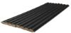 Εικόνα της Newplan Mdf Panel Me 3D Πηχάκια 805090 Wave St 16/119/2750Mm Black Edition