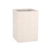 Εικόνα της Estia Ποτηράκι Μπάνιου Tiles Κεραμικό 7.5X7.5X11Cm Λευκό
