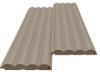 Εικόνα της Newplan Mdf Panel Με 3D Πηχάκια 806090 Wave Dl 16/119/2750Mm Sand Grey