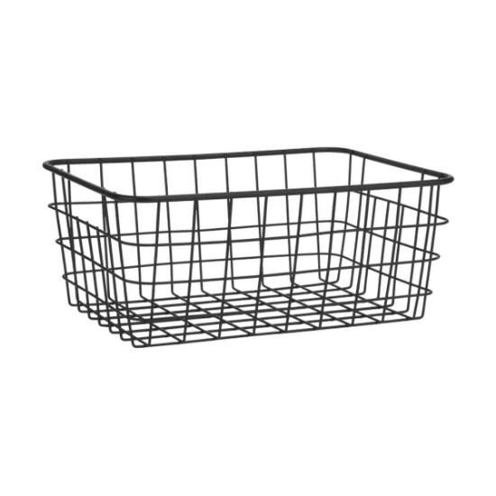 Εικόνα της Estia Καλάθι Οργάνωσης Μεταλλικό 28X22X12.5Cm Μαύρο