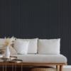 Εικόνα της Newplan Mdf Panel Με 3D Πηχάκια 507090 Beat Dl 16/119/2750Mm Black Lead