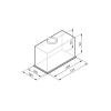 Εικόνα της Pyramis Turbo EF Απορροφητήρας Τζάκι 51cm Μαύρος 065040601
