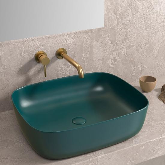 Εικόνα της Karag Νιπτήρας Επικαθήμενος Verde Matt Lt 2143-Mbg 49X39,5X15Cm