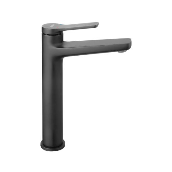 Εικόνα της Ferro Μπαταρία Νιπτήρος Υψηλή Stratos Black Bsc2Lbl