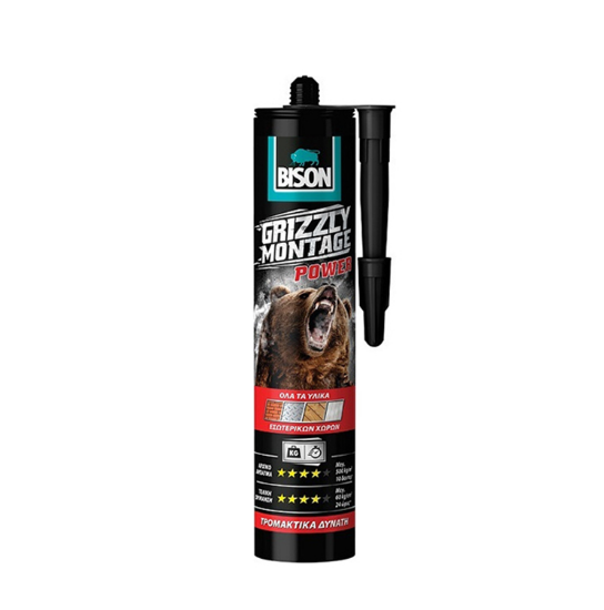 Εικόνα της Bison Grizzly Montage Power 370g Λευκή