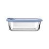 Εικόνα της Estia Φαγητοδοχείο Colorseal Γυάλινο 640ml 18.9X14.5X6.7 Με Καπάκι Σιλικόνης Μπλε
