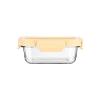 Εικόνα της Estia Φαγητοδοχείο Click&Seal Γυάλινο 370ml 16.3X12.3X6.2cm Με Καπάκι Πλαστικό Ivory