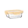 Εικόνα της Estia Φαγητοδοχείο Click&Seal Γυάλινο 370ml 16.3X12.3X6.2cm Με Καπάκι Πλαστικό Ivory