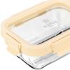 Εικόνα της Estia Φαγητοδοχείο Click&Seal Γυάλινο 370ml 16.3X12.3X6.2cm Με Καπάκι Πλαστικό Ivory