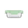 Εικόνα της Estia Φαγητοδοχείο Click&Seal Γυάλινο 370ml 16.3X12.3X6.2cm Με Καπάκι Πλαστικό Mint